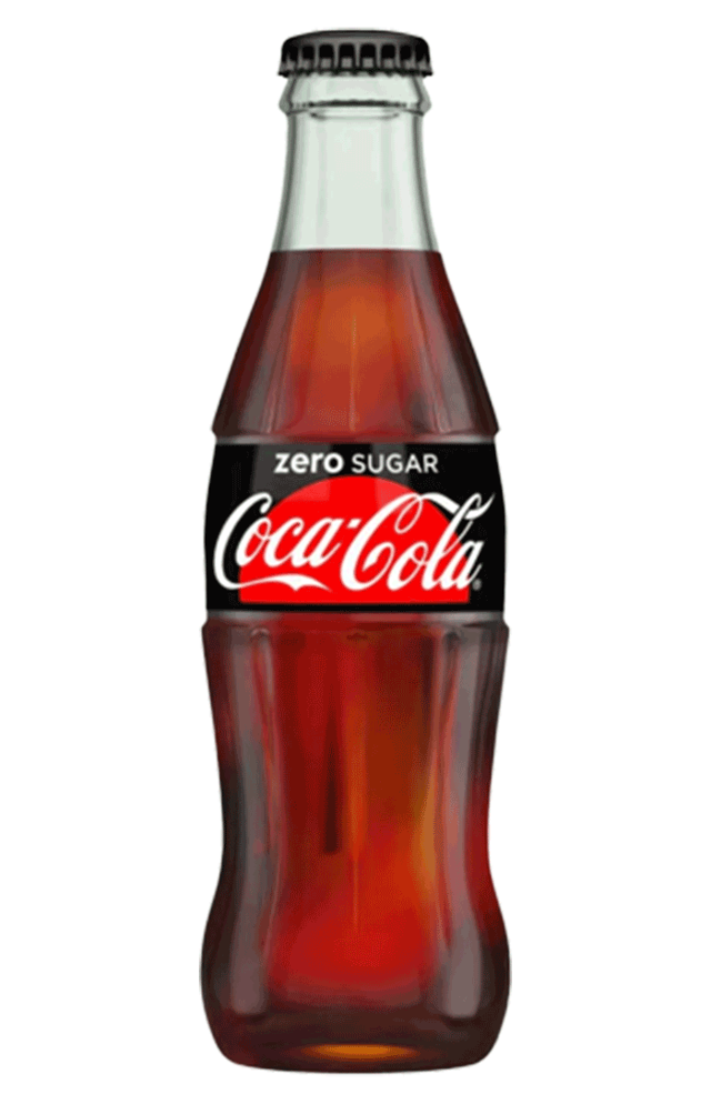 Coke Zero Glass.