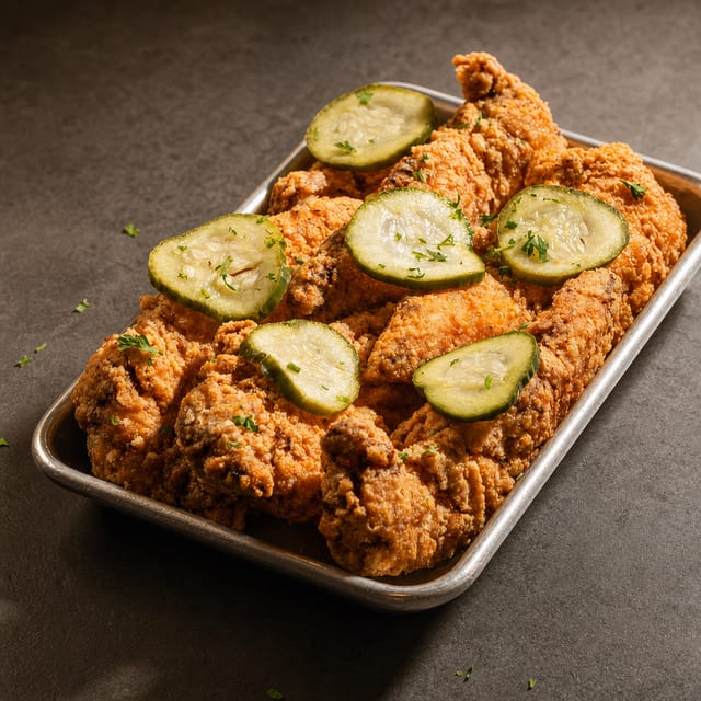6 Chicken Tenders Pieces.