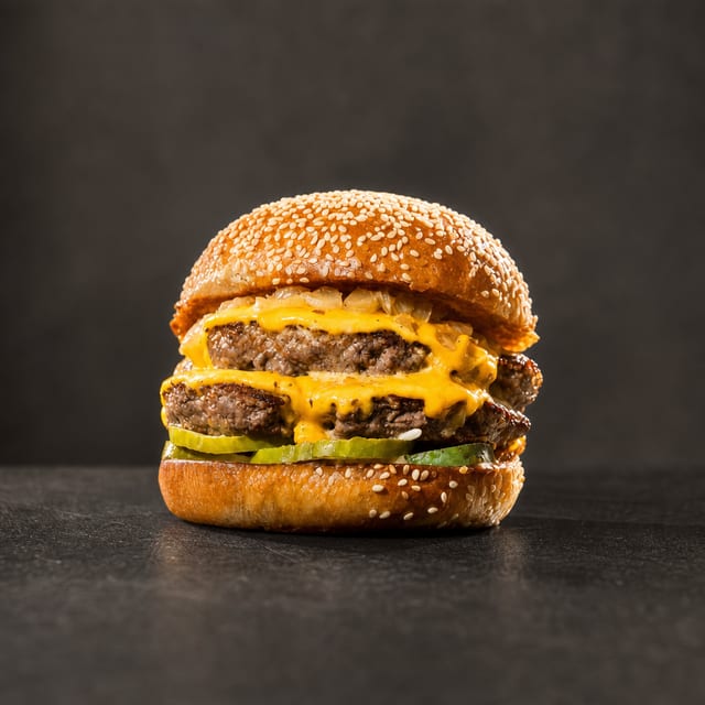 Merica Style Burger.