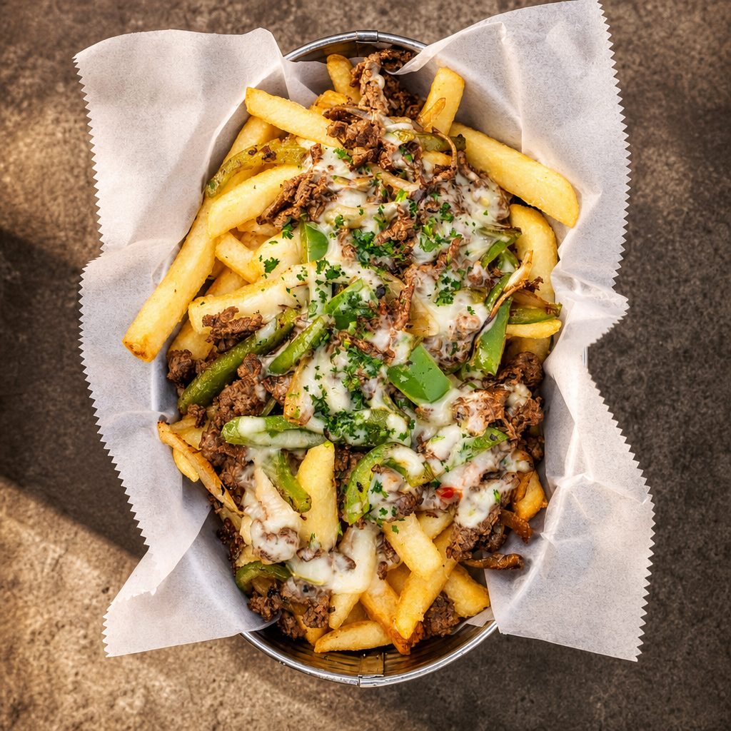 Steak Bomb Fries.