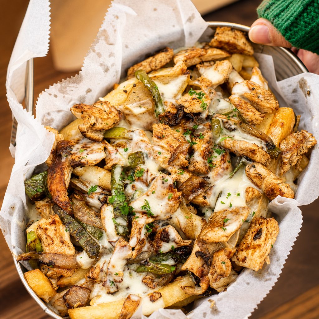 Chicken Bomb Fries.