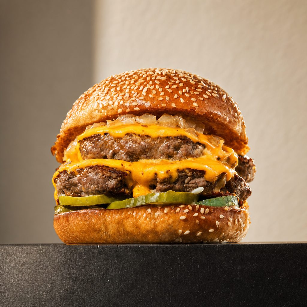 Merica Style Burger.