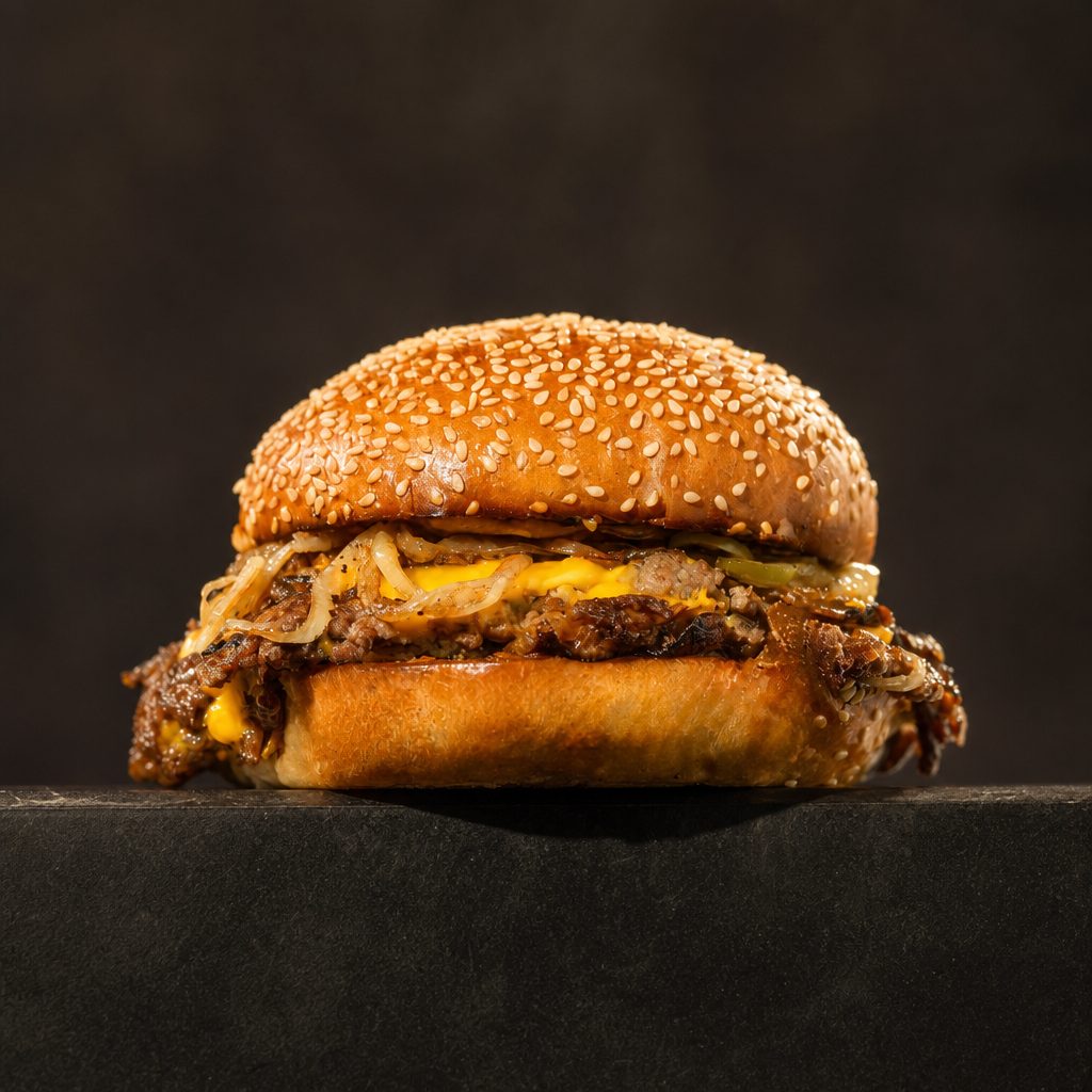 Oklahoma Style Burger.